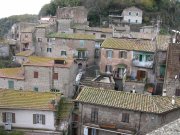 I tetti del vecchio
borgo di Mazzano Romano
(9490 bytes)